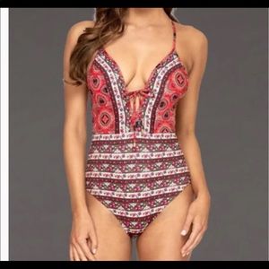 BOHO one piece swimsuit